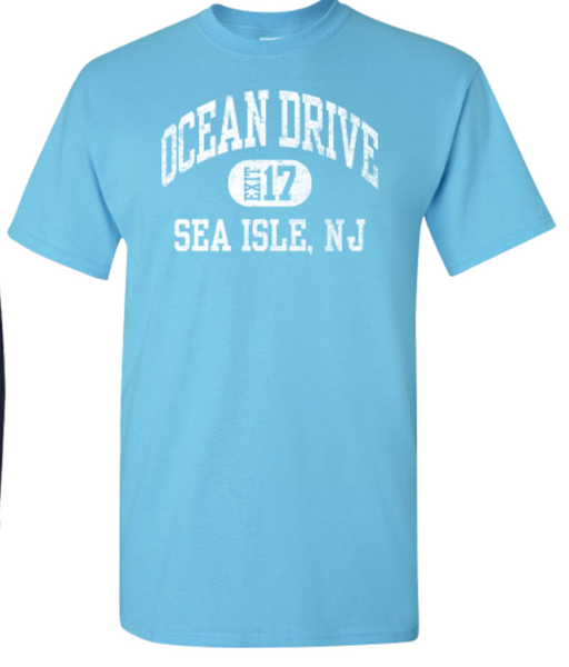 Ocean Drive Light Blue T-Shirt